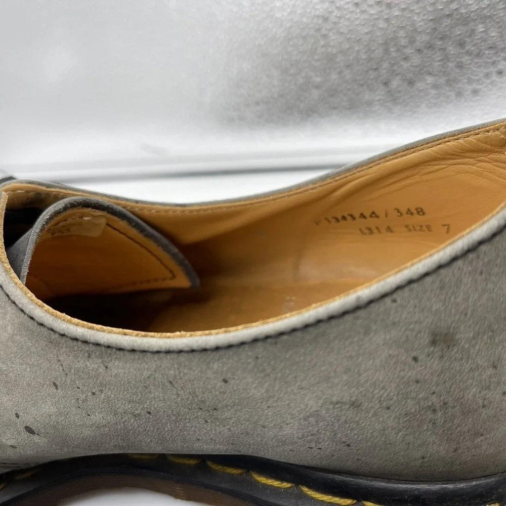 Dr. Marten 1461 Oxford Green Leather Shoe Mens Size 7‎ Made In England